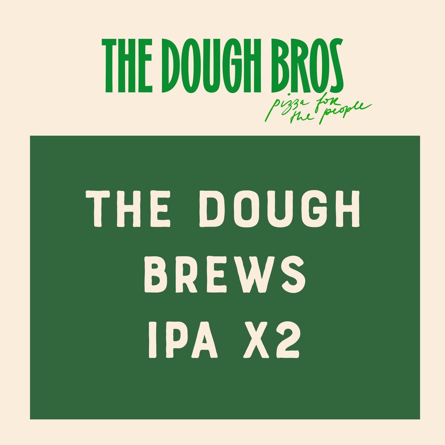 The Dough Brews IPA x2 (330ml)