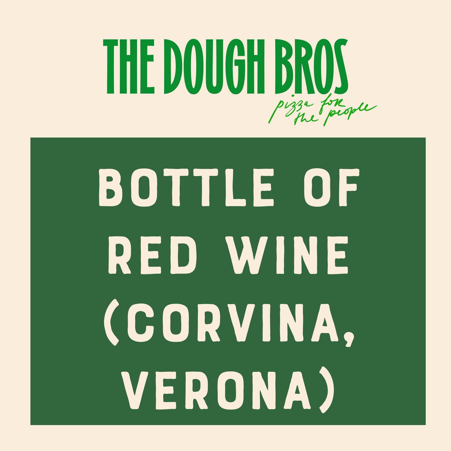 Bottle of Red Wine (Corvina, Verona)