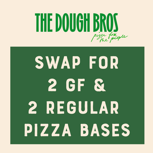 Swap for Two Gluten Free & Two Regular Pizza Bases