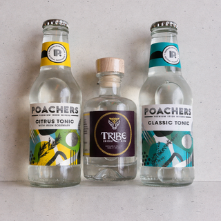 Tribe Gin (100ml) & 2 x Poacher's Tonic (serves 2)