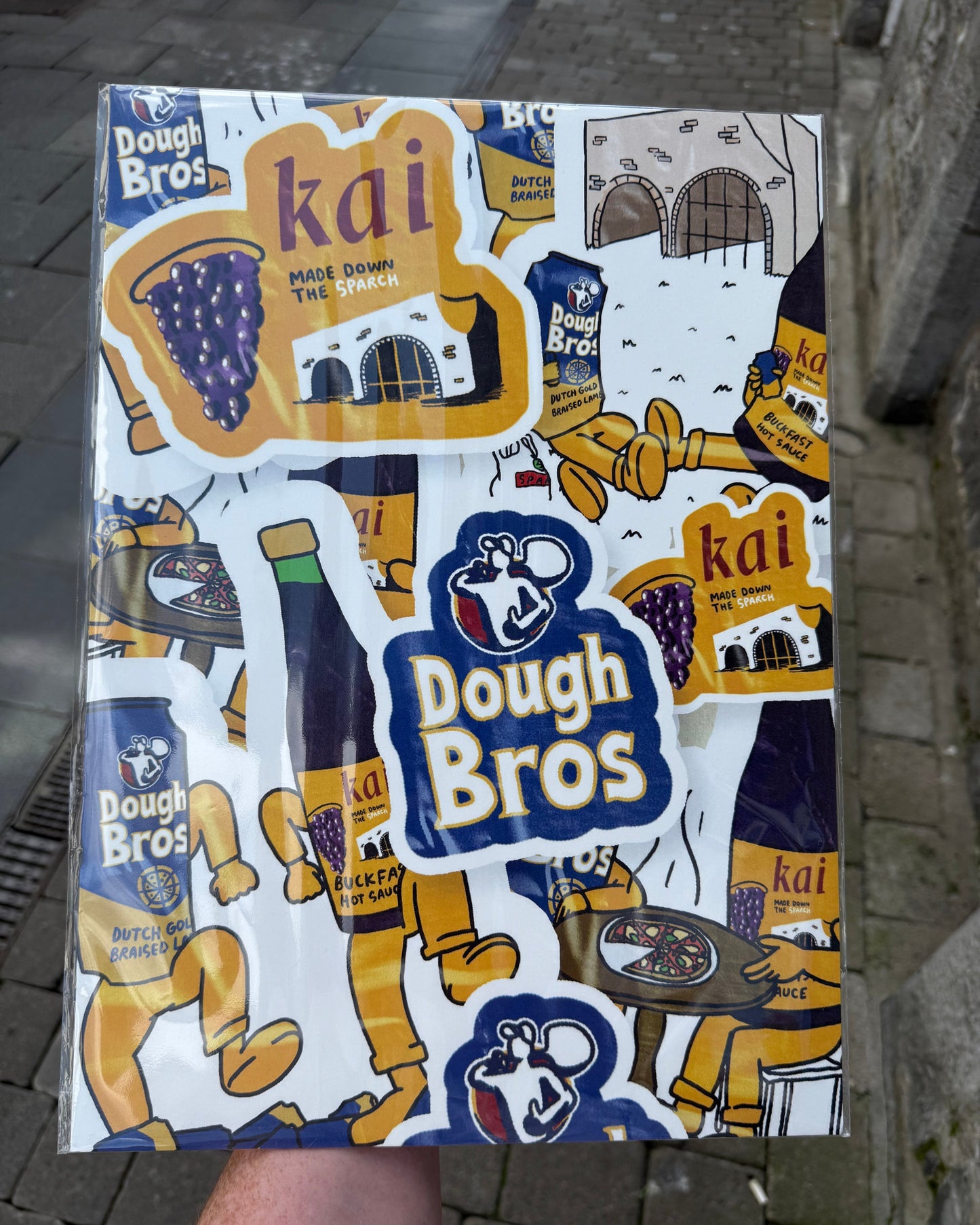 Hephee Stickers x The Dough Bros x Kai