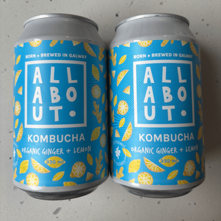 All About Kombucha - Lemon & Ginger x2